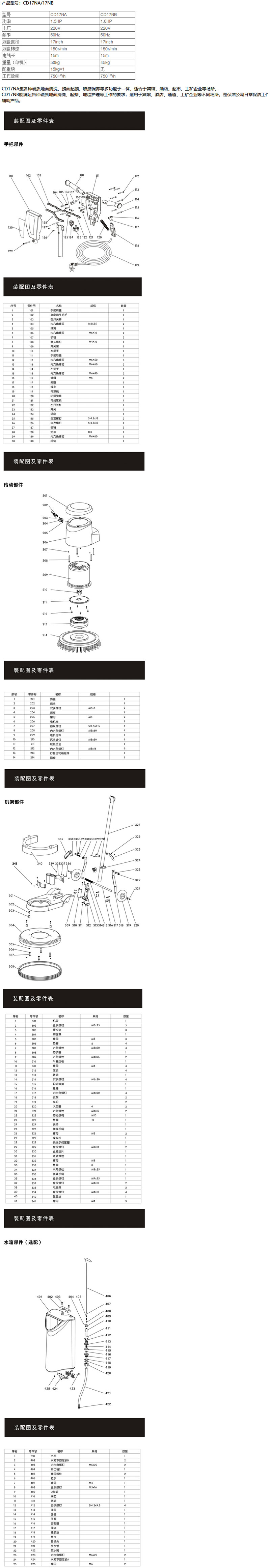 CD17NA&NB 多功能江孜擦地机